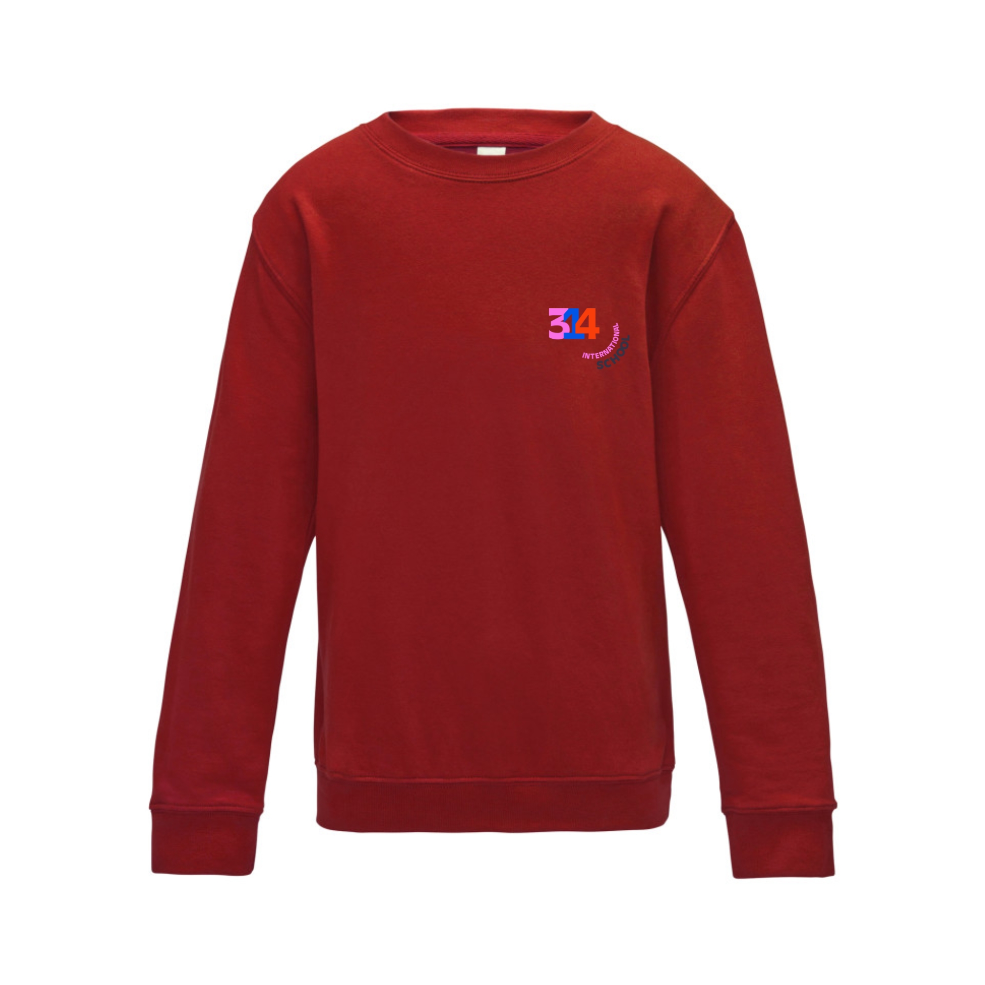 Sweat col rond - Rouge